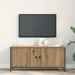 vidaXL Muebles Tv-Gabinete de TV Roble artesanal 100 x 35 x 45 cm