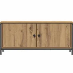vidaXL Muebles Tv-Gabinete de TV Roble artesanal 100 x 35 x 45 cm