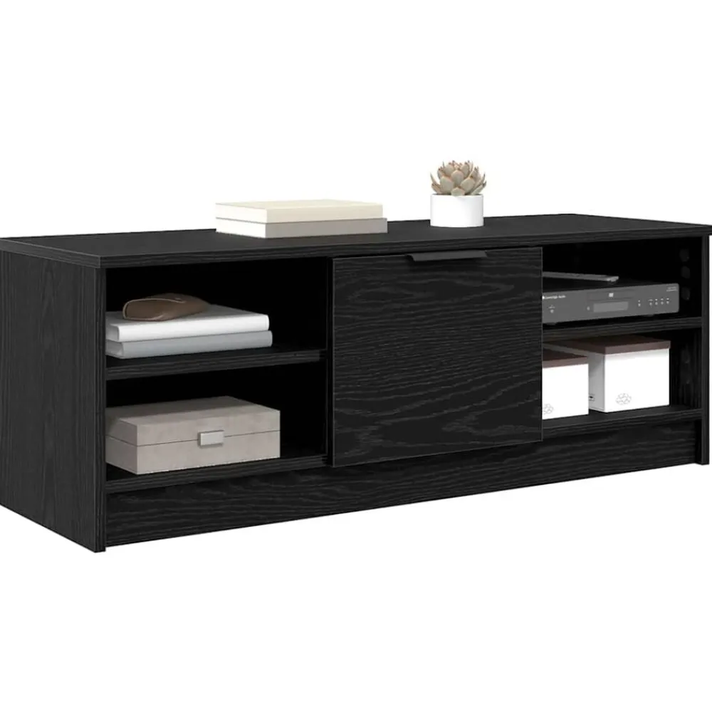 vidaXL Gabinete de TV 102 x 35 x 36,5 cm Roble negro