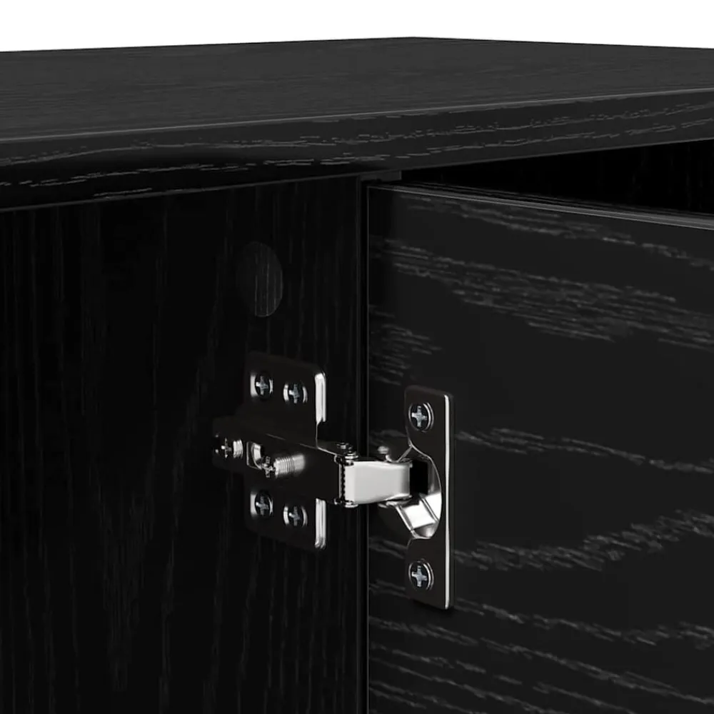vidaXL Gabinete de TV 102 x 35 x 36,5 cm Roble negro
