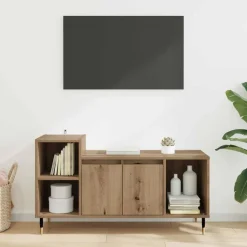 vidaXL Gabinete de TV Roble artesanal 100 x 35 x 55 cm Roble artisan