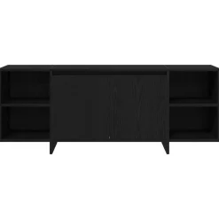 vidaXL Gabinete de TV 120 x 30 x 40,5 cm Roble negro Online