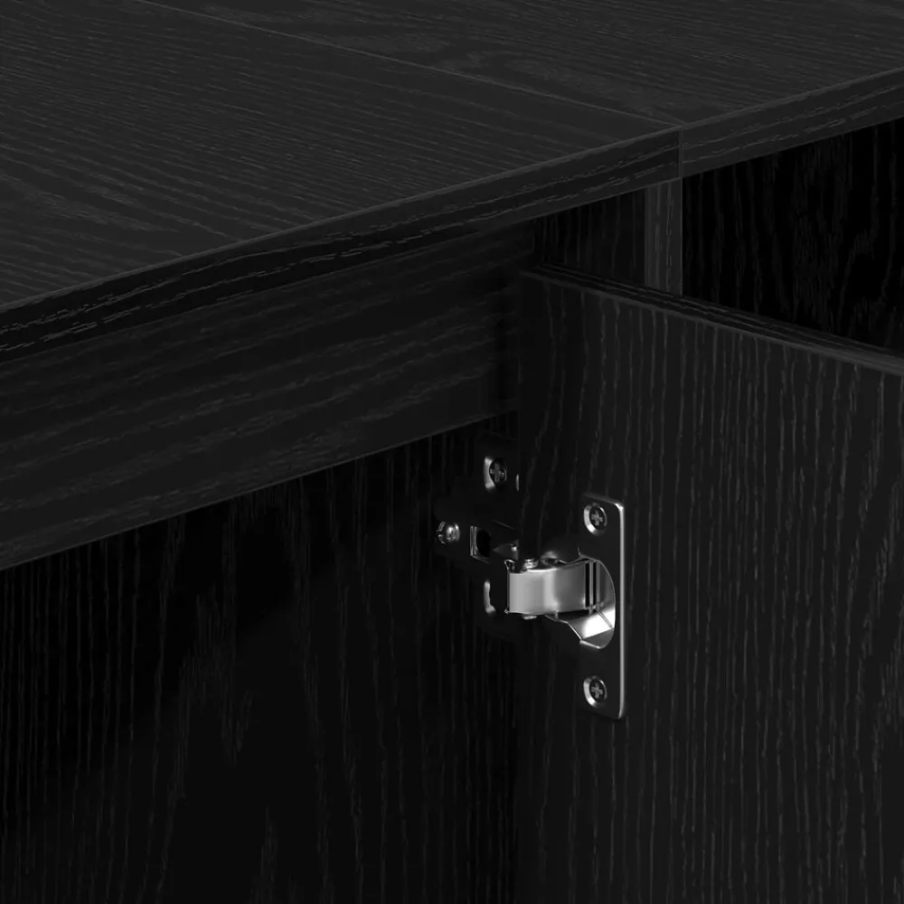 vidaXL Gabinete de TV 120 x 30 x 40,5 cm Roble negro Online