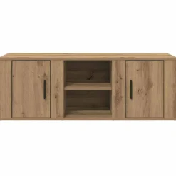 vidaXL Muebles Tv-Gabinete de TV Roble artesanal 100 x 31,5 x 35 cm