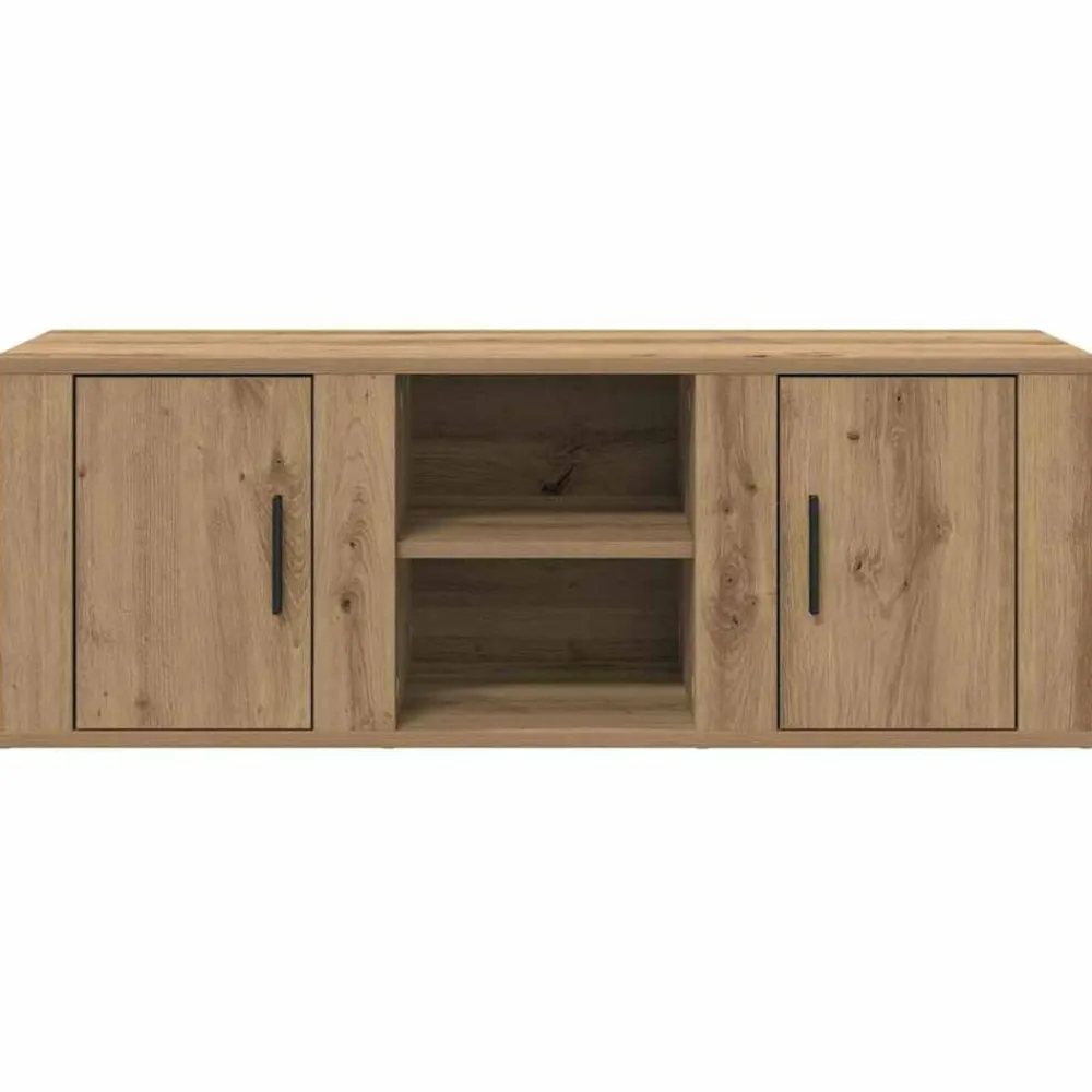 vidaXL Muebles Tv-Gabinete de TV Roble artesanal 100 x 31,5 x 35 cm