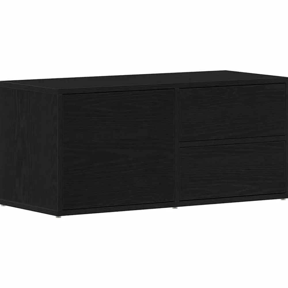 vidaXL Muebles Tv-Gabinete de TV 80 x 34 x 36 cm Madera contrachapada