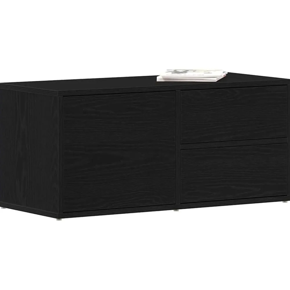vidaXL Muebles Tv-Gabinete de TV 80 x 34 x 36 cm Madera contrachapada