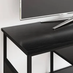 vidaXL Gabinete de TV 100 x 35 x 45 cm Roble negro Hot