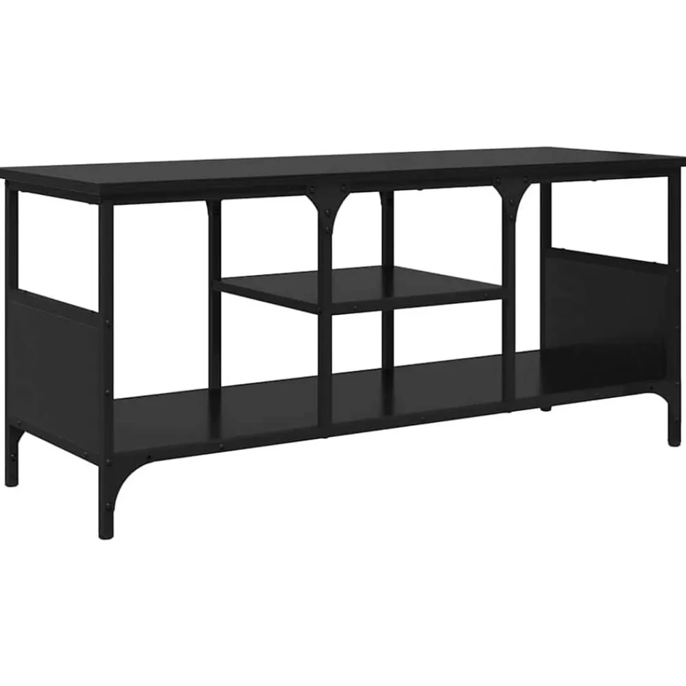 vidaXL Gabinete de TV 100 x 35 x 45 cm Roble negro Hot