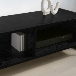 vidaXL Gabinete de TV 100 x 36.5 x 30.5 cm Roble negro Clearance