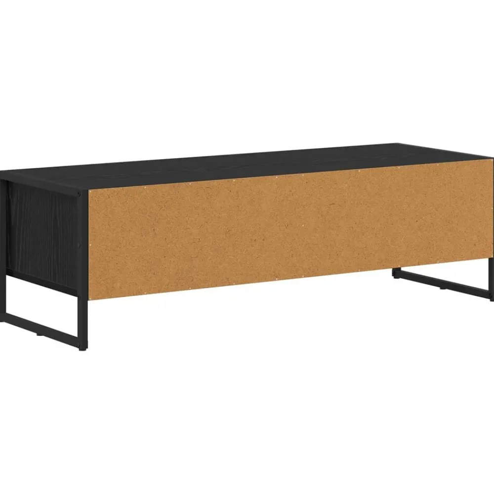 vidaXL Gabinete de TV 100 x 36.5 x 30.5 cm Roble negro Clearance