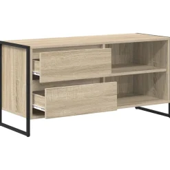 vidaXL Gabinete de TV Sonoma 100 x 36 x 49,5 cm Madera contrachapada Roble Sonoma Discount