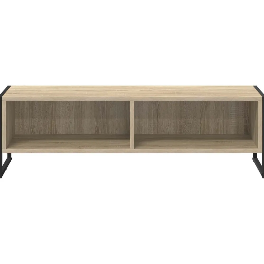 vidaXL Gabinete de TV Sonoma 100 x 36.5 x 30.5 cm Madera contrachapada Roble Sonoma Discount