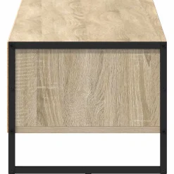 vidaXL Gabinete de TV Sonoma 100 x 36.5 x 30.5 cm Madera contrachapada Roble Sonoma Discount