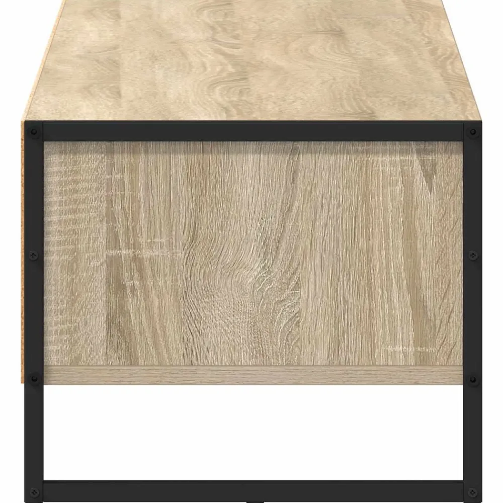 vidaXL Gabinete de TV Sonoma 100 x 36.5 x 30.5 cm Madera contrachapada Roble Sonoma Discount