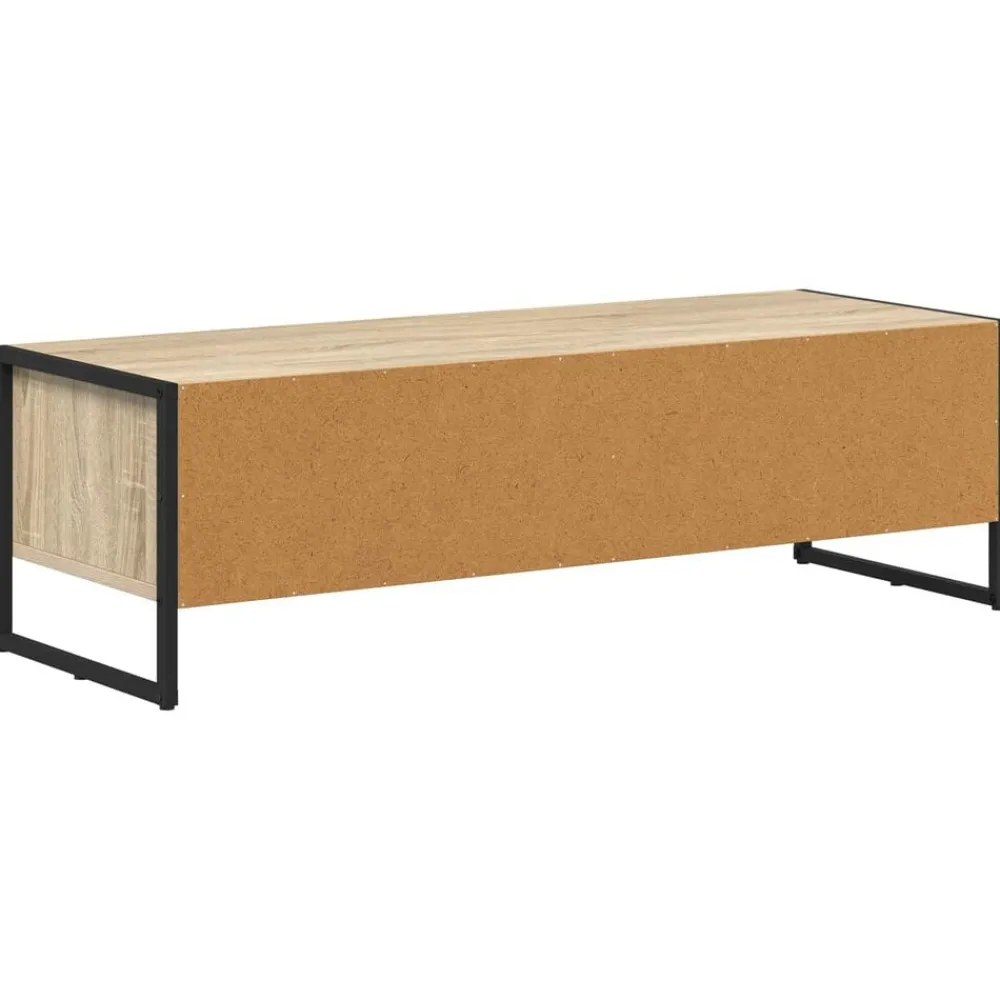 vidaXL Gabinete de TV Sonoma 100 x 36.5 x 30.5 cm Madera contrachapada Roble Sonoma Discount