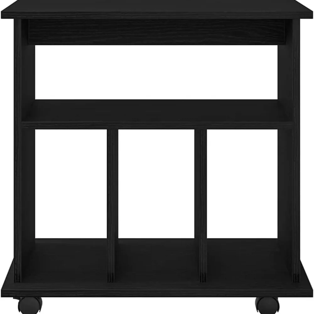 vidaXL Armarios Y Almacenamiento-Gabinete rodante con rueda 60 x 45 x 55 cm