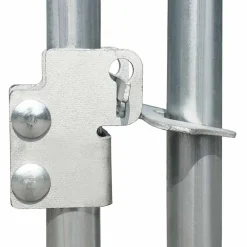 vidaXL Productos Para Mascotas-Gallinero acero galvanizado 2x1x1,5 m