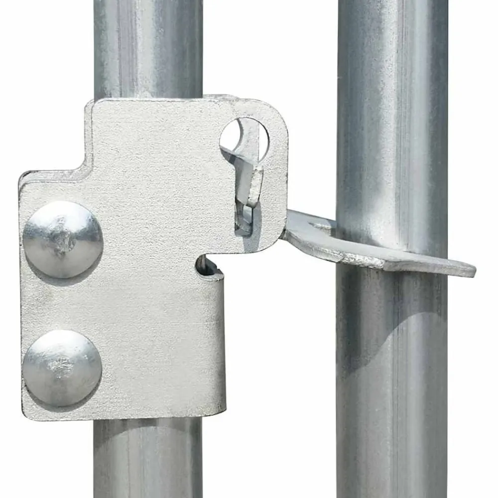 vidaXL Productos Para Mascotas-Gallinero acero galvanizado 2x1x1,5 m