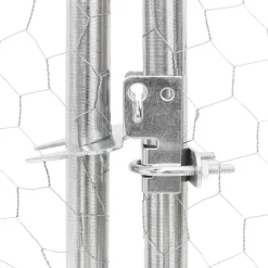 vidaXL Gallinero con techo 2,5x2x2,25 m acero galvanizado Online