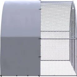 vidaXL Productos Para Mascotas-Gallinero de exterior de acero galvanizado 3x2x2 m