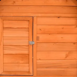 vidaXL Productos Para Mascotas-Gallinero de madera maciza de abeto rojo 150x96x110 cm