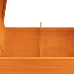 vidaXL Gallinero de madera con 1 jaula para huevos Latón New