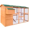 vidaXL Productos Para Mascotas-Gallinero de madera 295x163x170 cm