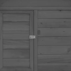 vidaXL Gallinero madera maciza de abeto 150x96x110 cm Gris y blanco Best