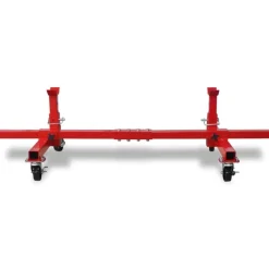 vidaXL Equipo & Herramientas De Taller-Gato de Caballete Rojo