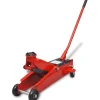 vidaXL Gato hidráulico bajo 3 toneladas rojo Discount