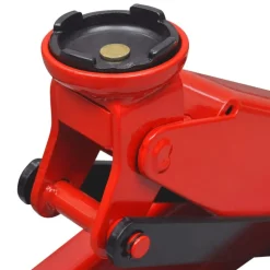 vidaXL Gato hidráulico bajo 3 toneladas rojo Discount
