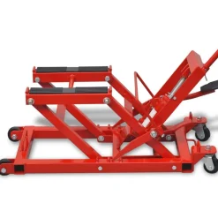 vidaXL Gato hidráulico de motocicleta/ATV 680 kg rojo Online