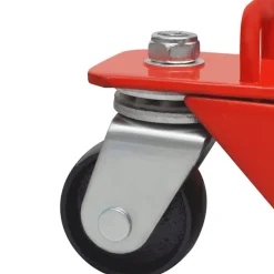 vidaXL Gato hidráulico de motocicleta/ATV 680 kg rojo Online
