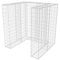 vidaXL Gaviones para ocultar contenedor acero 110x100x120 cm Best