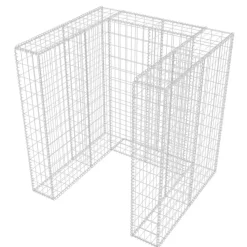 vidaXL Gaviones para ocultar contenedor acero 110x100x120 cm Best