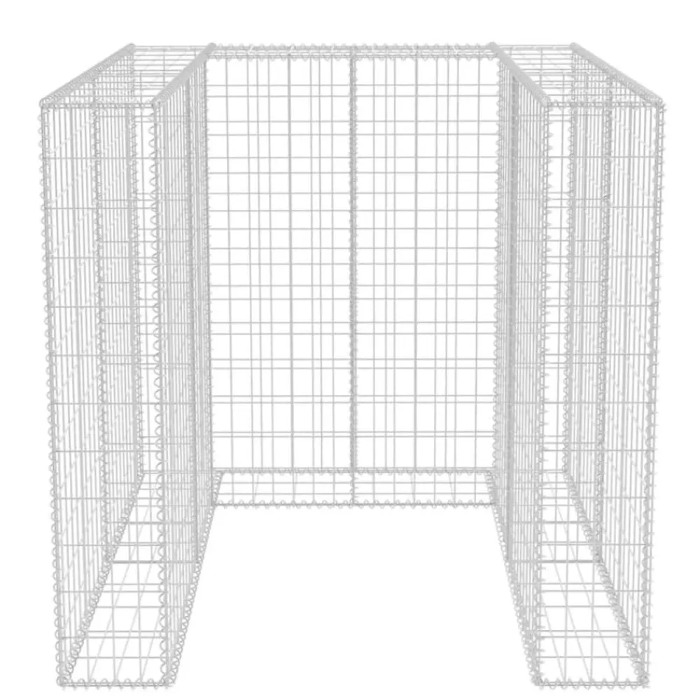 vidaXL Gaviones para ocultar contenedor acero 110x100x120 cm Best