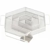vidaXL Generador de humo frío redondo 6 lados acero inoxidable 22,5 cm Outlet
