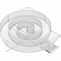 vidaXL Cocina Y Comedor-Generador de humo frío redondo acero inoxidable 19,5 cm