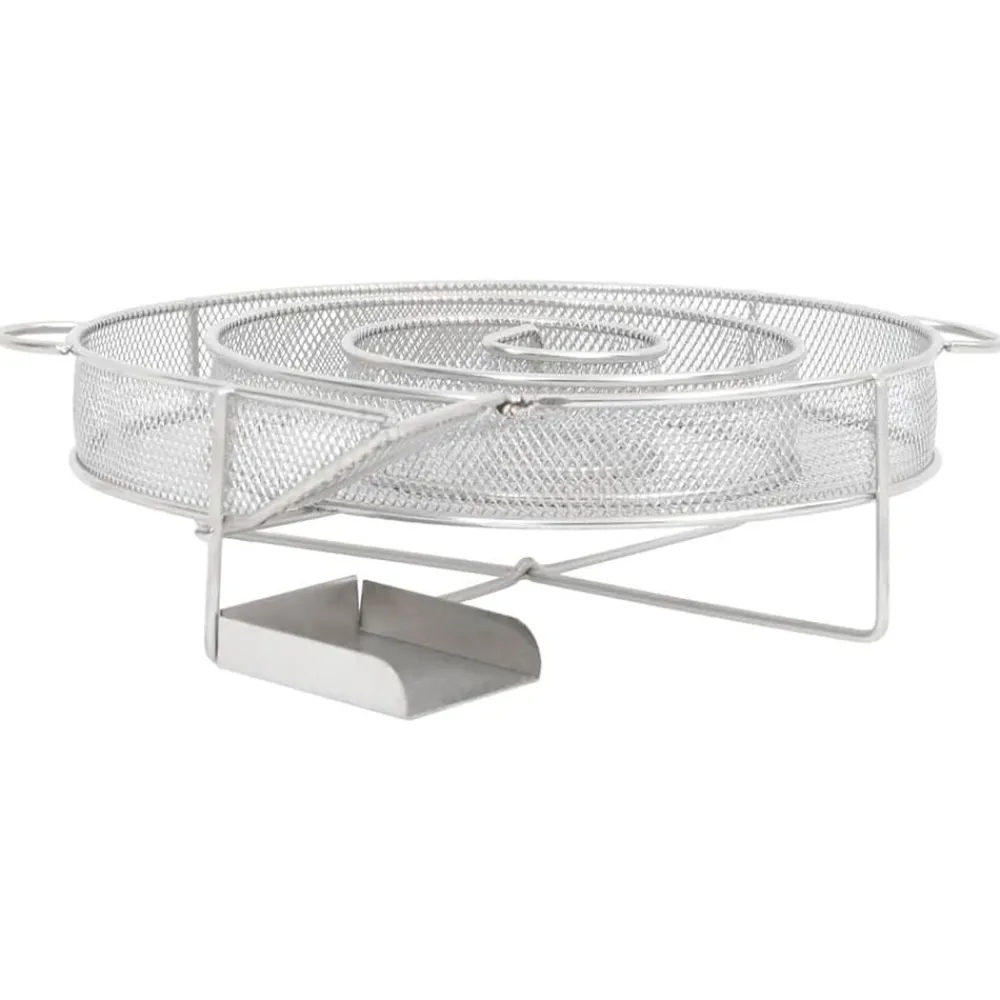 vidaXL Cocina Y Comedor-Generador de humo frío redondo acero inoxidable 19,5 cm