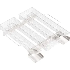 vidaXL Cocina Y Comedor-Generador de humo frío 4 lados acero inoxidable 22,5 cm