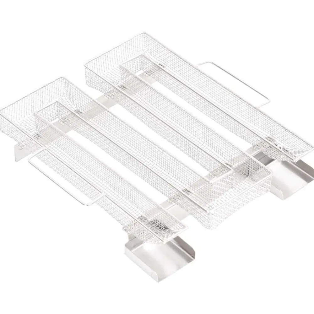 vidaXL Cocina Y Comedor-Generador de humo frío 4 lados acero inoxidable 22,5 cm