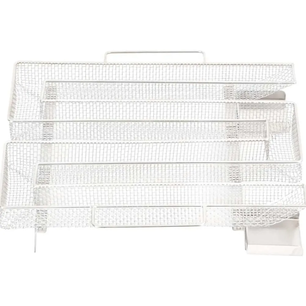 vidaXL Cocina Y Comedor-Generador de humo frío 4 lados acero inoxidable 22,5 cm