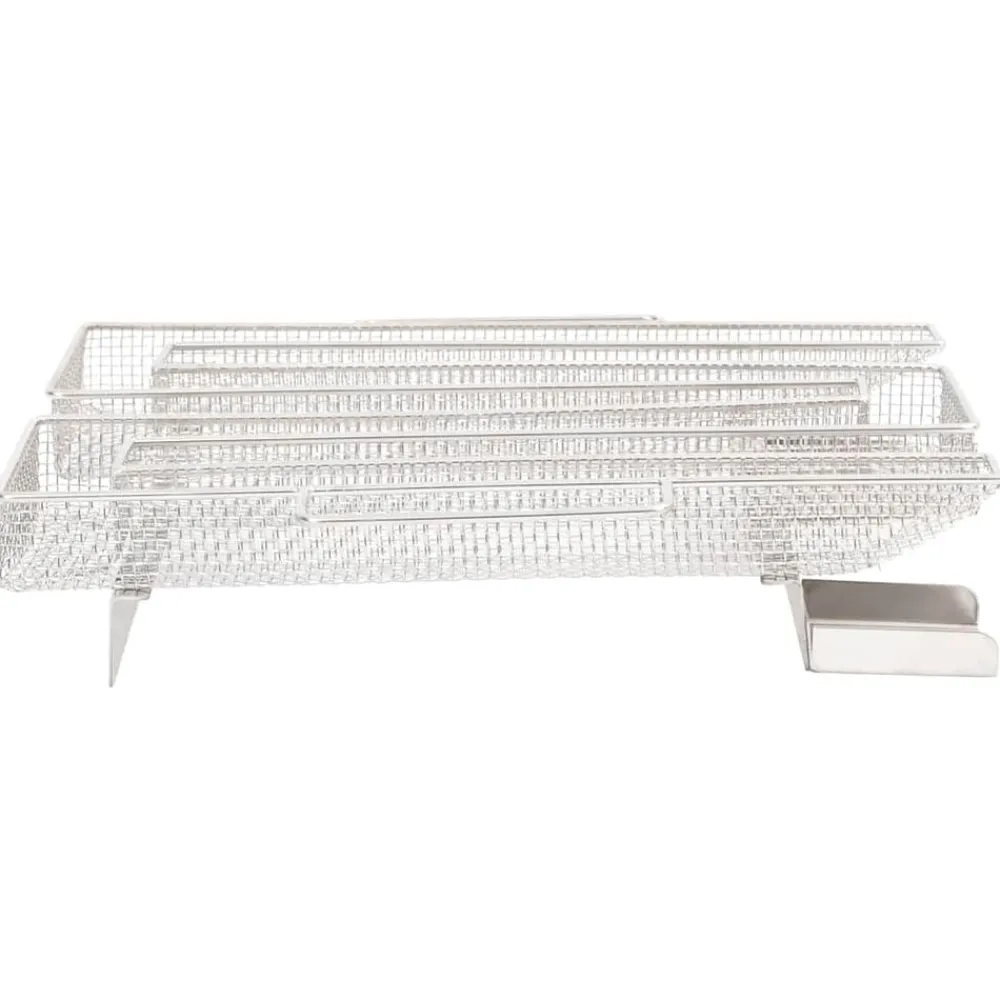vidaXL Cocina Y Comedor-Generador de humo frío 4 lados acero inoxidable 22,5 cm