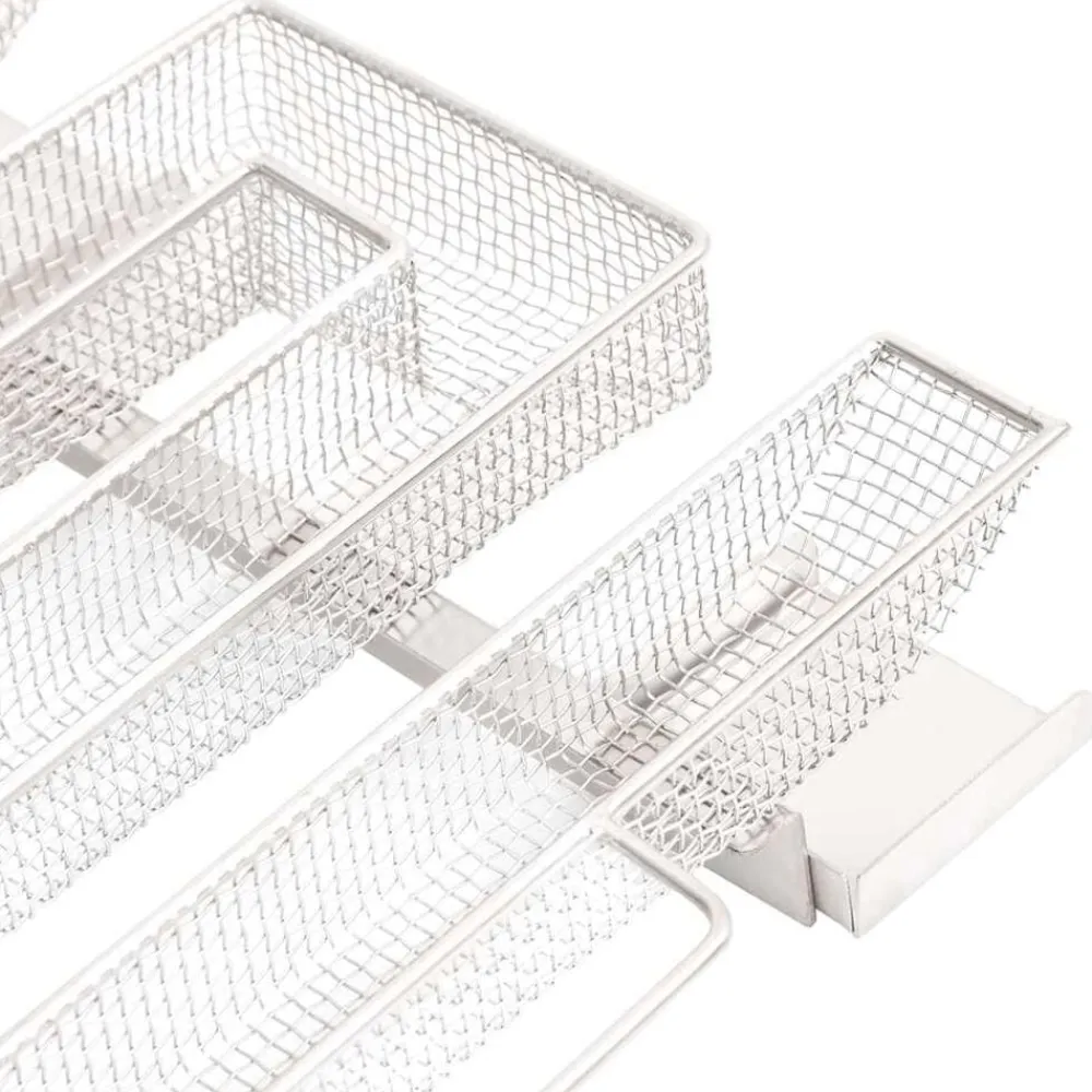 vidaXL Cocina Y Comedor-Generador de humo frío 4 lados acero inoxidable 22,5 cm