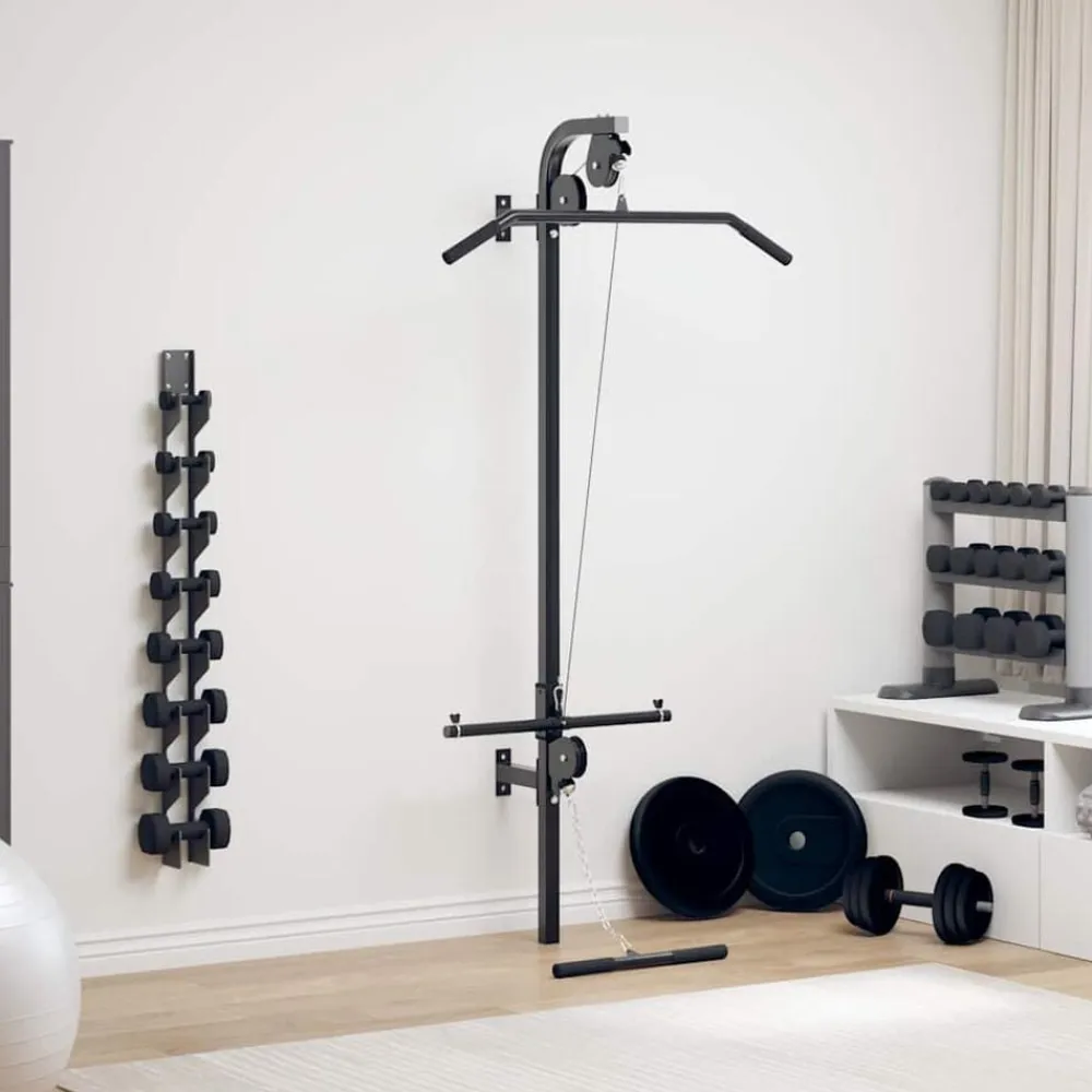 vidaXL Gimnasio en casa de pared con 2 poleas Hot