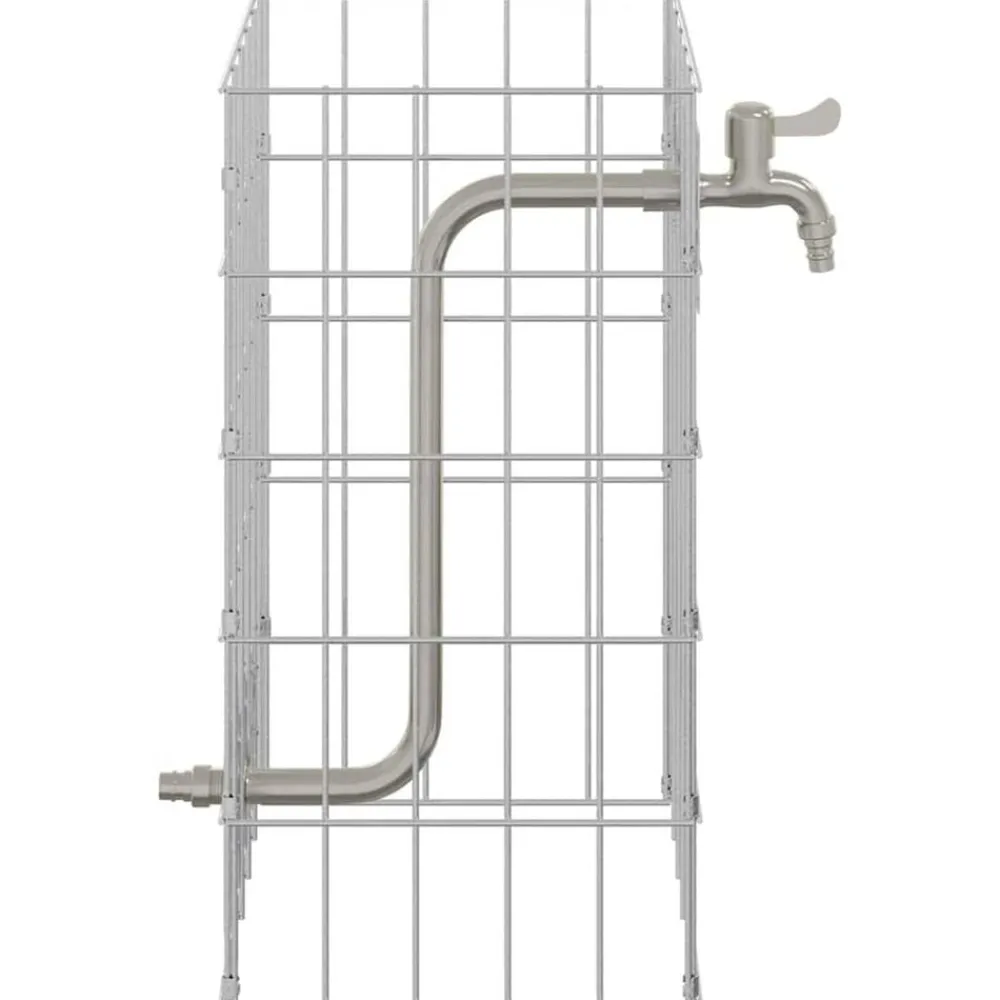 vidaXL Grifo de Gabión Plateado 26 x 25 x 50 cm Acero inoxidable Sale