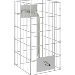 vidaXL Grifo de Gabión Plateado 26 x 25 x 50 cm Acero inoxidable Sale
