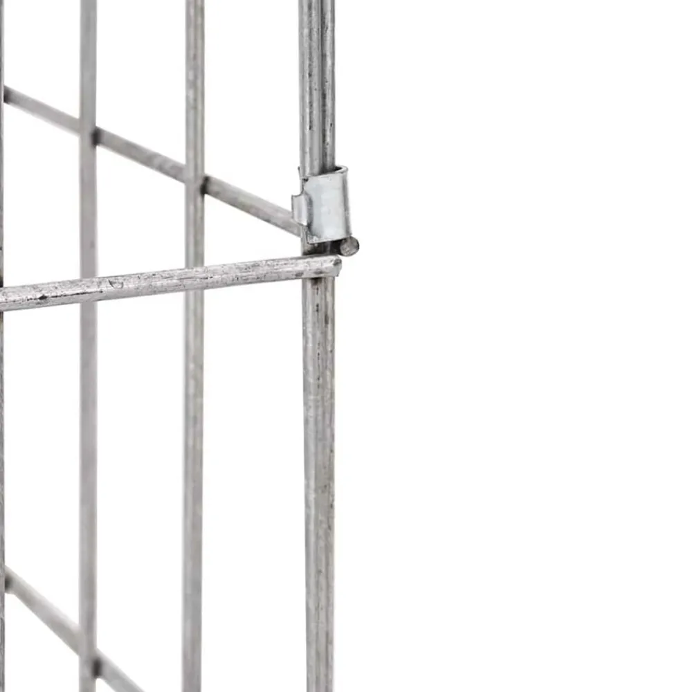 vidaXL Grifo de Gabión Plateado 26 x 25 x 50 cm Acero inoxidable Sale