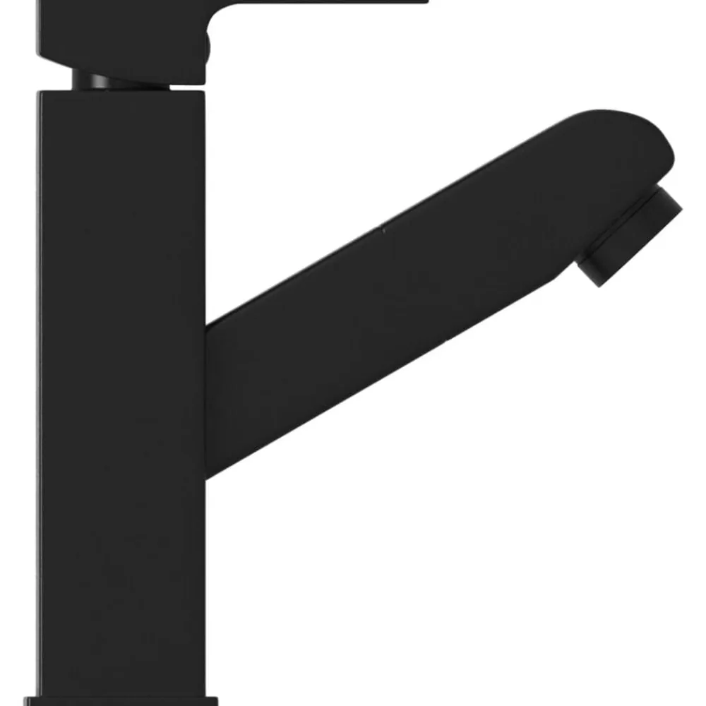 vidaXL Fontanería-Grifo de lavabo de baño con función extraíble 157x172 mm
